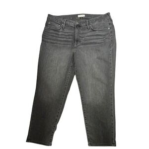 Madewell Jeans Womens 18W Black The Perfect Vintage Jean High Rise Stretch